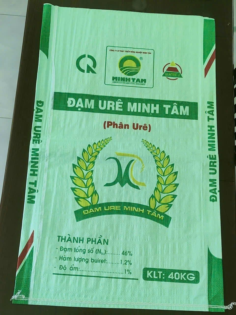 Bao Đạm Urê Minh Tâm hạt nhỏ 40 kg – mặt trước