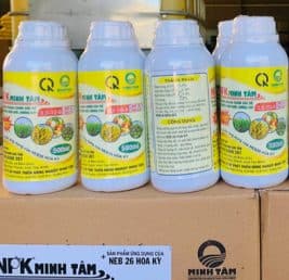 Chai NPK Minh Tâm 3,5-10-6 dạng lỏng