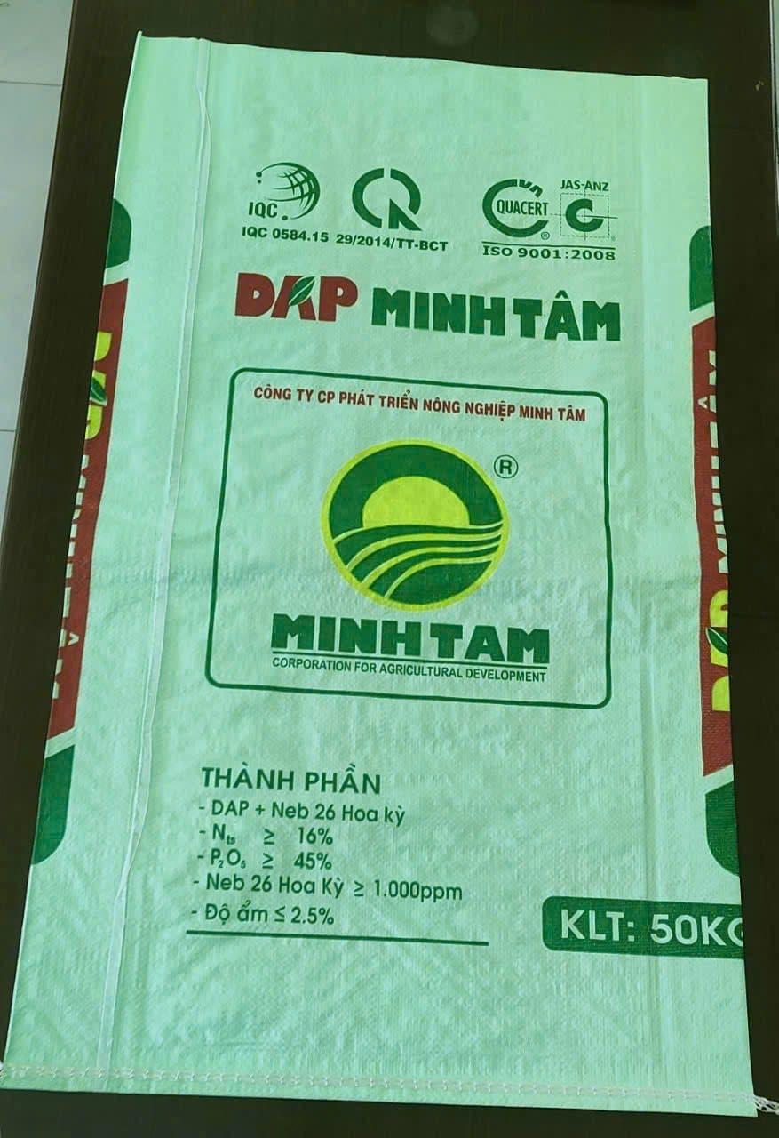 Bao DAP Minh Tâm 50 kg – mặt trước